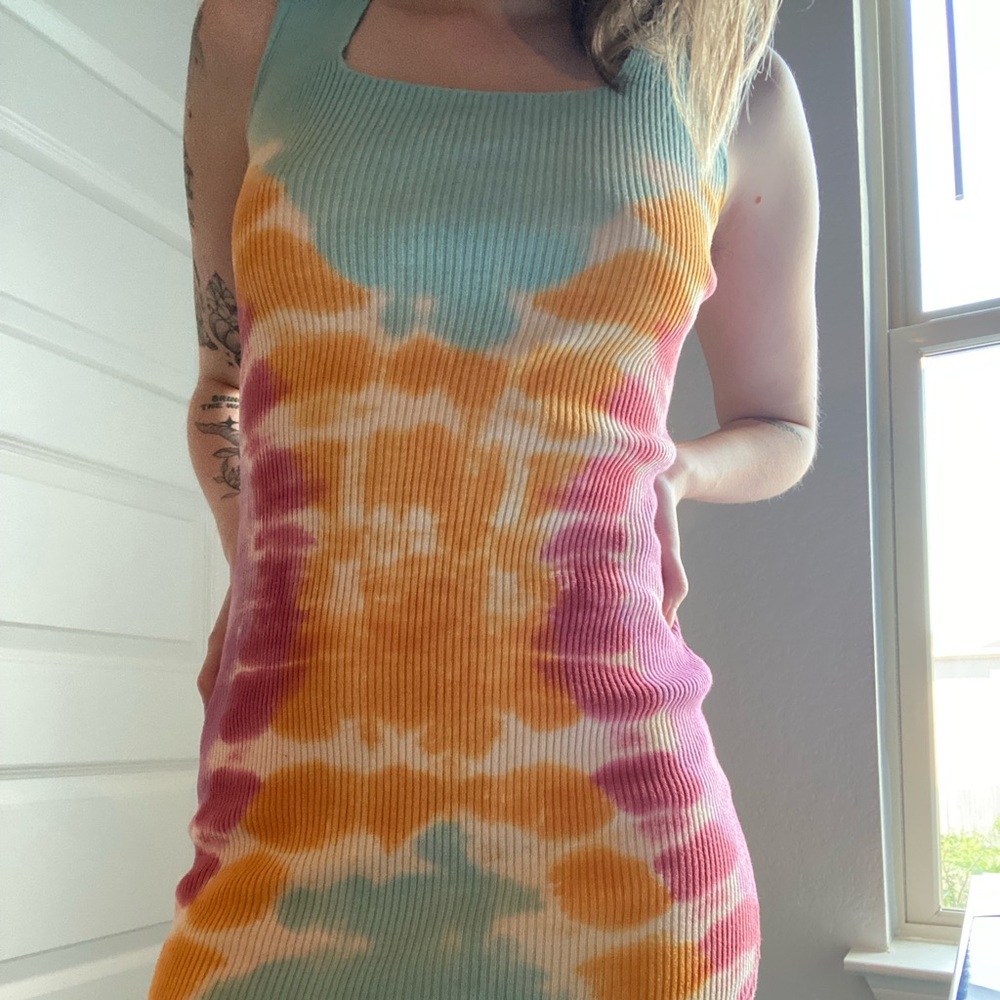 Tie Dye Tank Dress